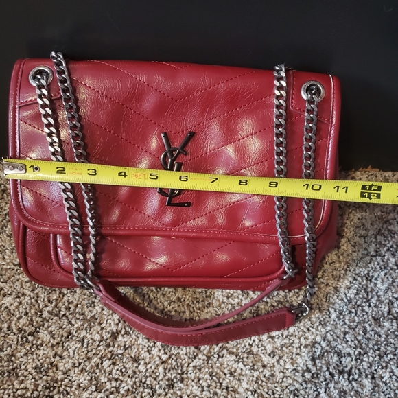 Burgundy Crossbody Bag !NOT AUTHENTIC BRAND! - Picture 8 of 15
